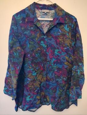 Habitat Collared Button-up Top Small